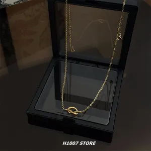 Metal Knot Pendant Necklace