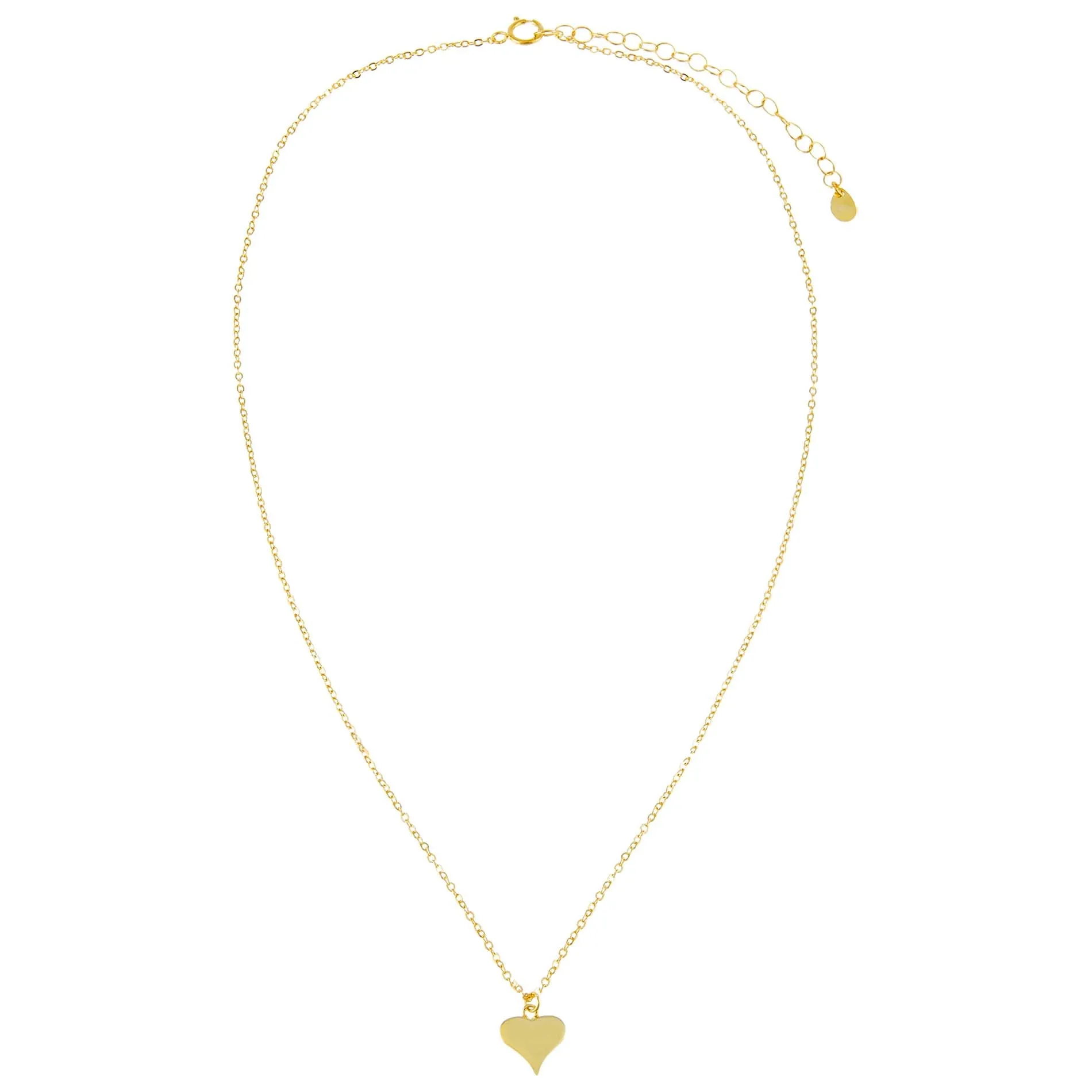 Mini Solid Heart Necklace