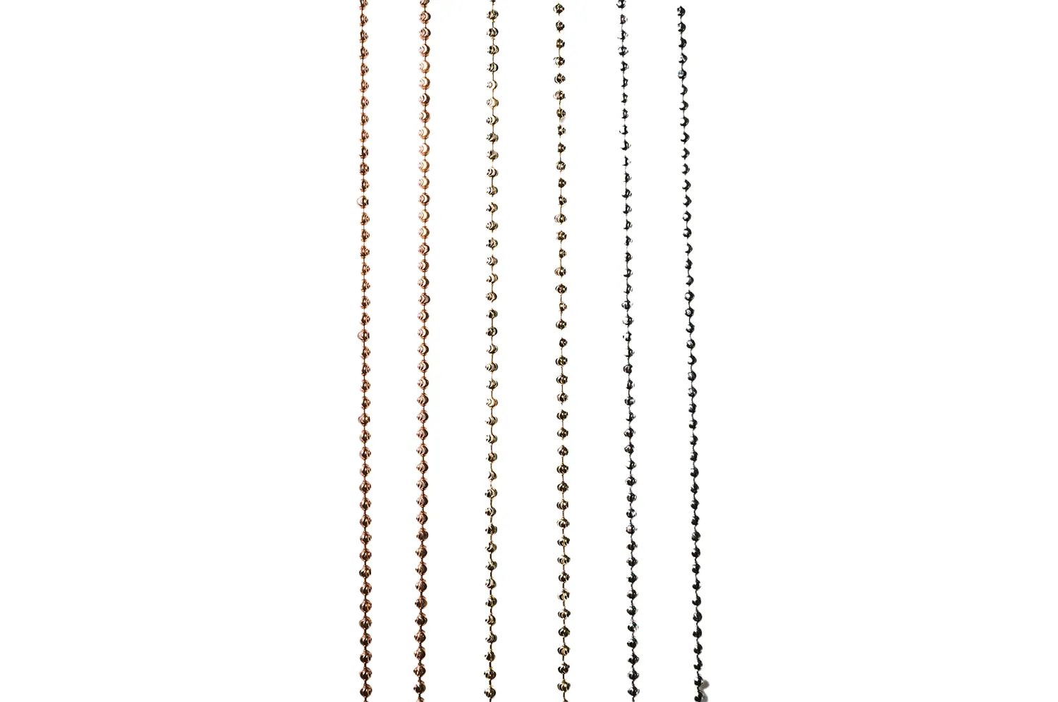 Moon Cut Ball Chain Necklace