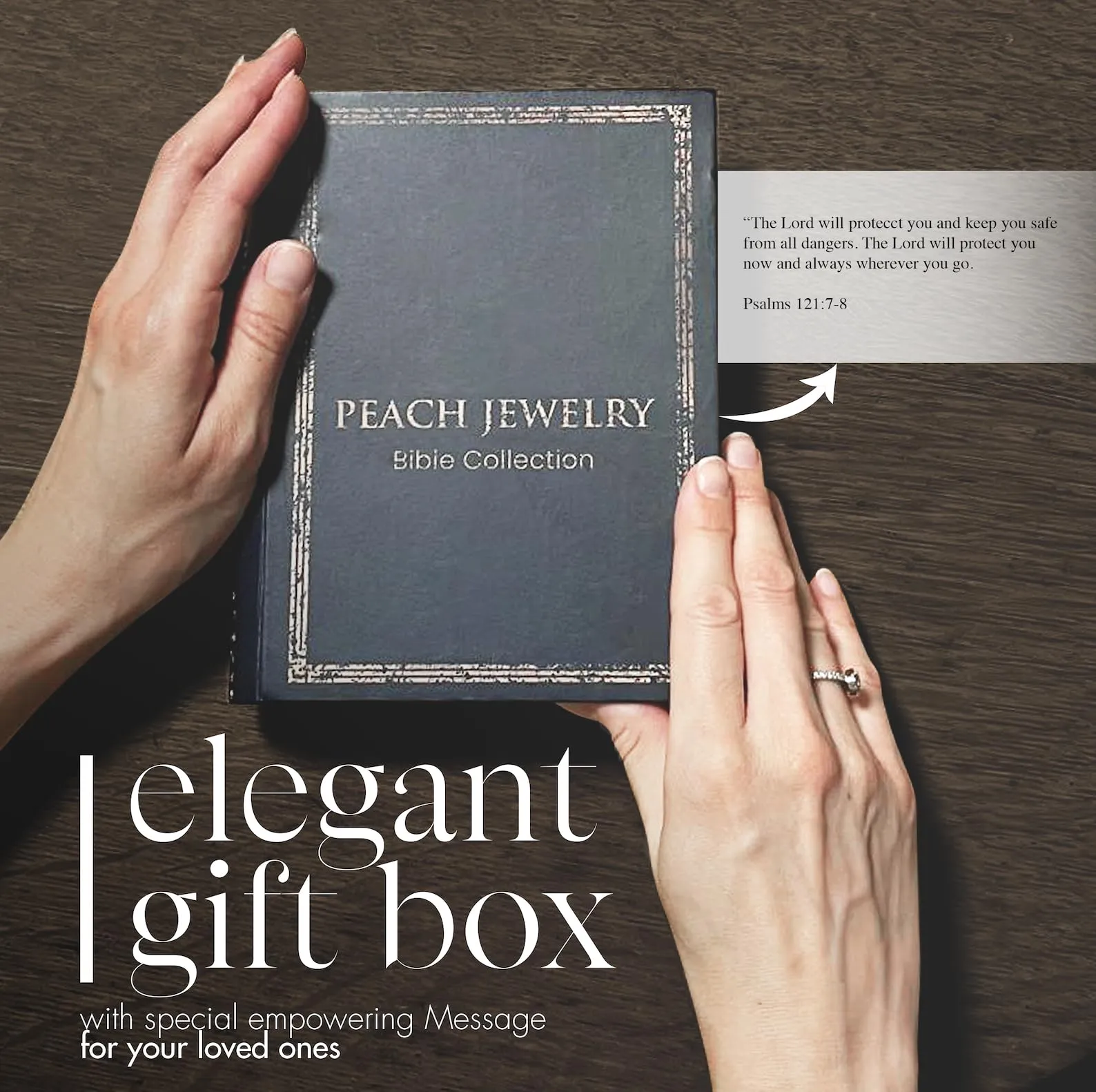 Nano Bible Infinity Necklace for Women – 18k Gold Plated Sterling Silver with Entire Holy KJV New Testament Engraved Pendant for Her – Religious Christian Jewelry Christmas Gift for Wife or Girlfriend
