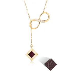 Nano Bible Infinity Necklace for Women – 18k Gold Plated Sterling Silver with Entire Holy KJV New Testament Engraved Pendant for Her – Religious Christian Jewelry Christmas Gift for Wife or Girlfriend