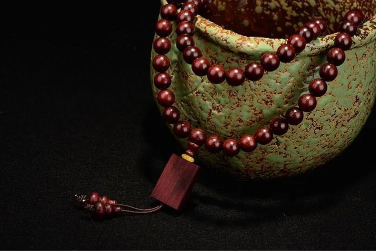 Neo Natural Sandalwood Premium Hand Made Prayer Bracelet Necklace