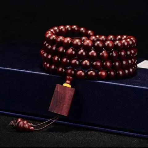 Neo Natural Sandalwood Premium Hand Made Prayer Bracelet Necklace