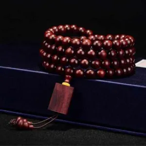 Neo Natural Sandalwood Premium Hand Made Prayer Bracelet Necklace