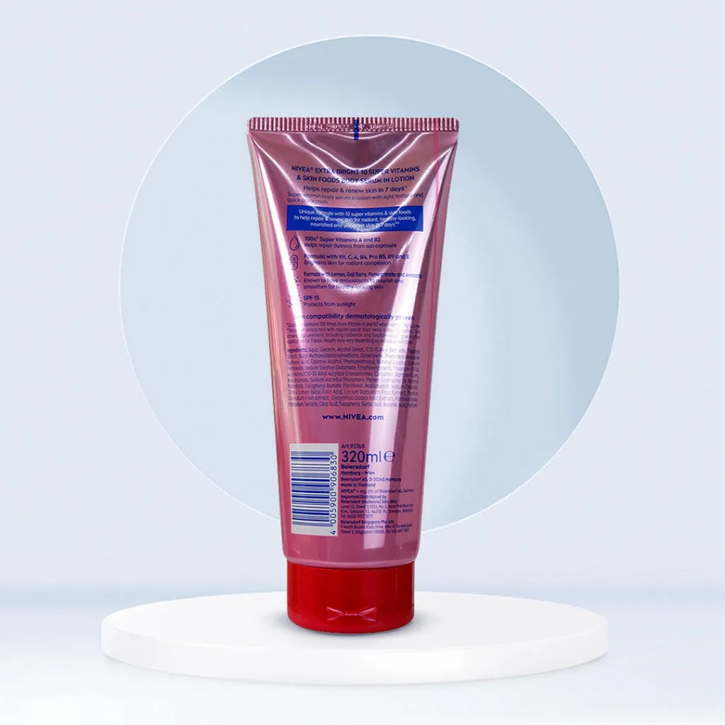 NIVEA Body Extra Bright Super 10 Vitamin Lotion 320ml