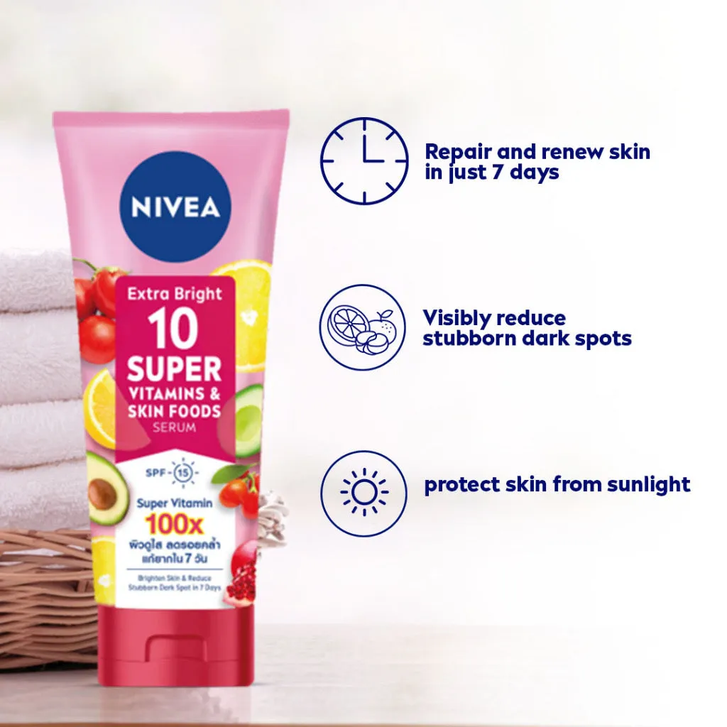 NIVEA Body Extra Bright Super 10 Vitamin Lotion 320ml
