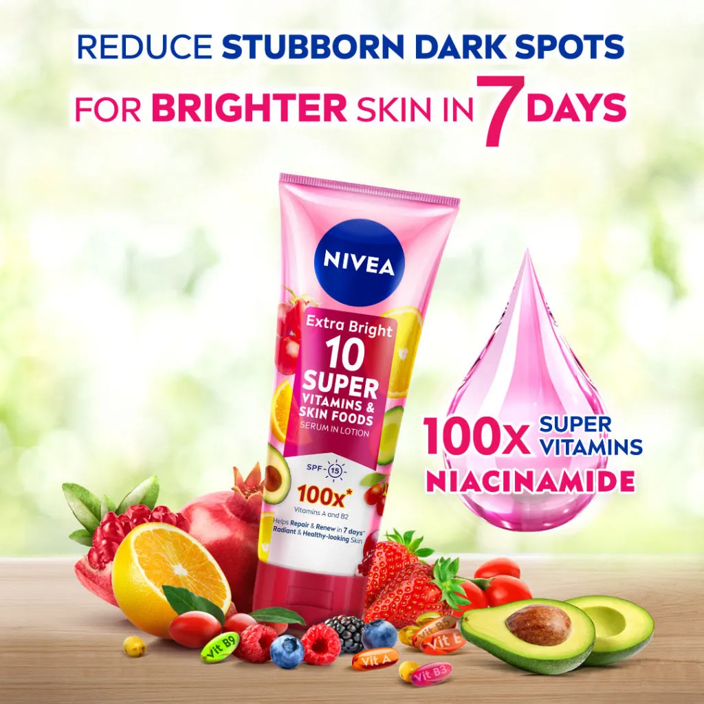 NIVEA Body Extra Bright Super 10 Vitamin Lotion 320ml