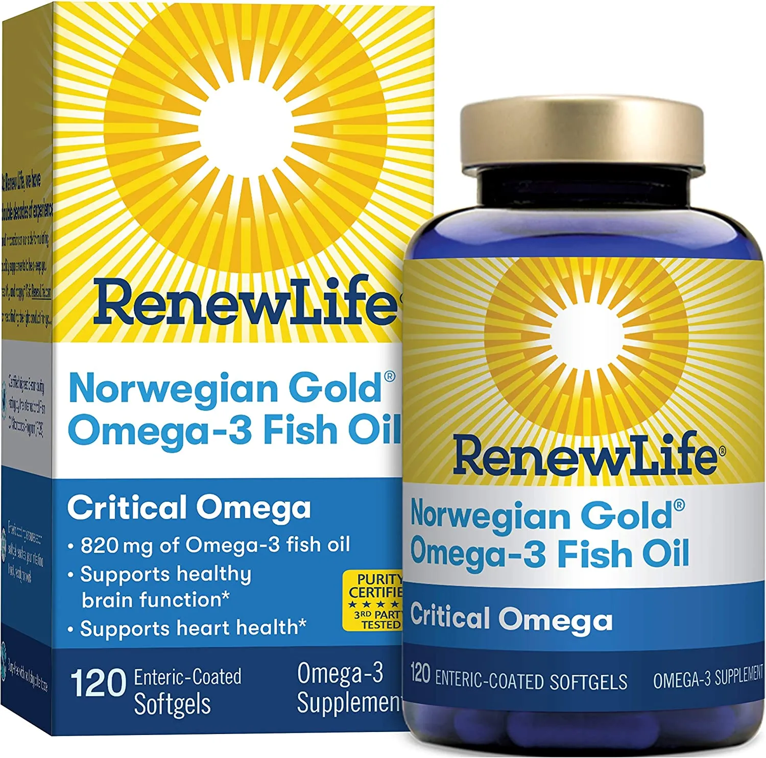 Norwegian Gold Omega-3 Fish Oil Orange