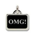 OMG! Text Message Pendant Necklace