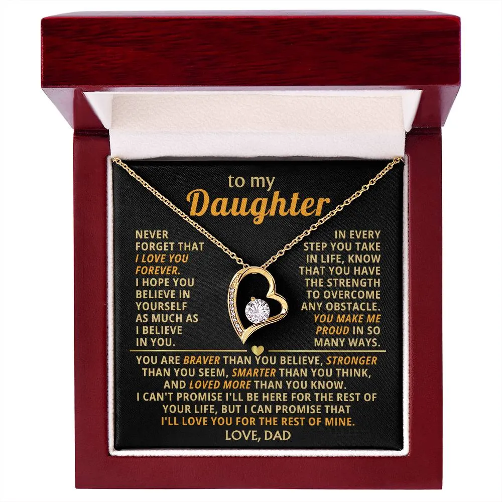 (Only a few left) TO MY DEAREST DAUGHTER - You are smart and capable of achieving anything - Forever Love