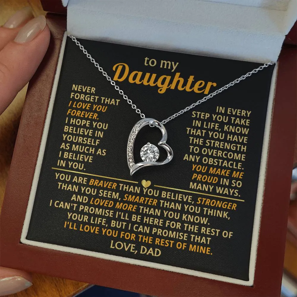 (Only a few left) TO MY DEAREST DAUGHTER - You are smart and capable of achieving anything - Forever Love