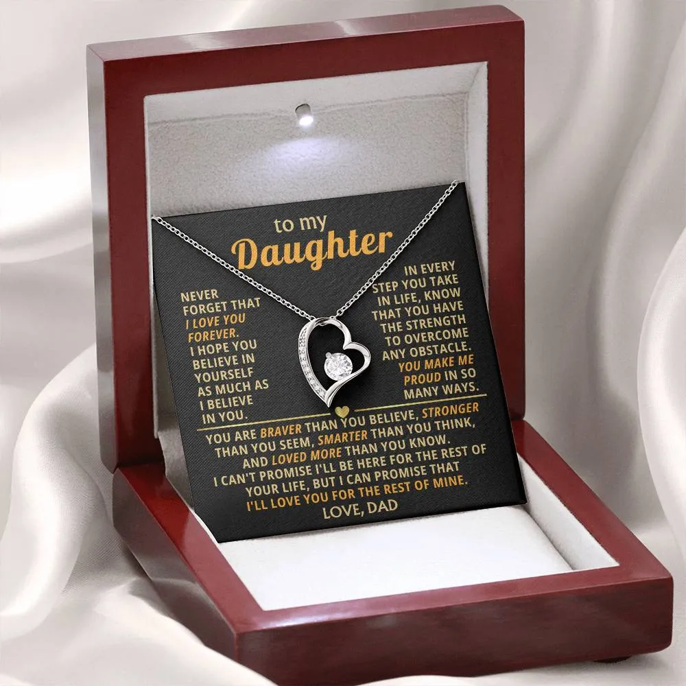 (Only a few left) TO MY DEAREST DAUGHTER - You are smart and capable of achieving anything - Forever Love