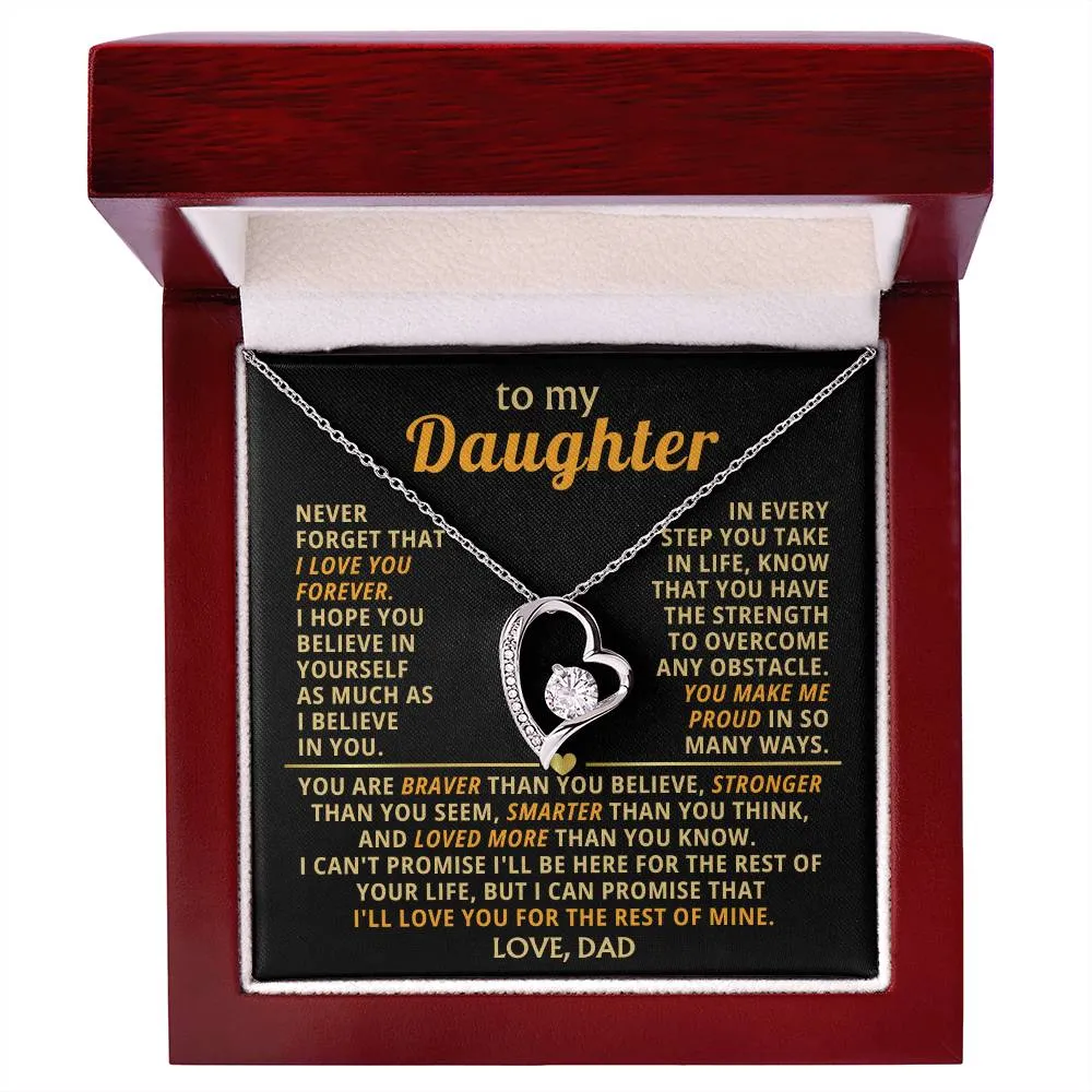 (Only a few left) TO MY DEAREST DAUGHTER - You are smart and capable of achieving anything - Forever Love