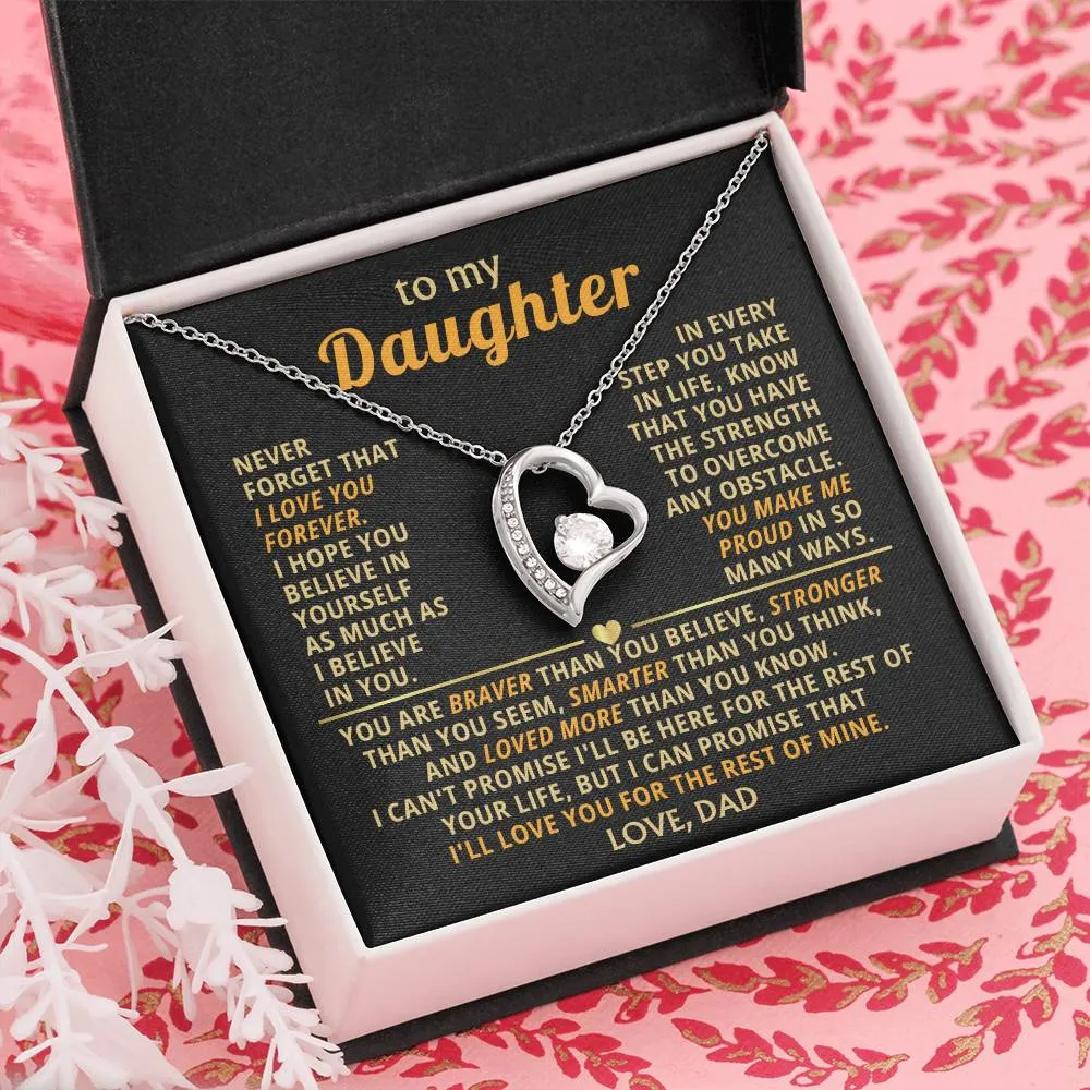 (Only a few left) TO MY DEAREST DAUGHTER - You are smart and capable of achieving anything - Forever Love