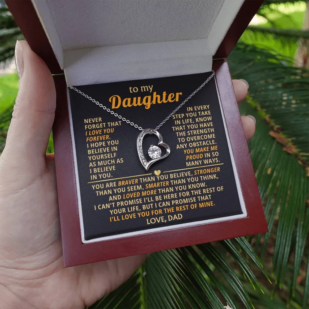 (Only a few left) TO MY DEAREST DAUGHTER - You are smart and capable of achieving anything - Forever Love