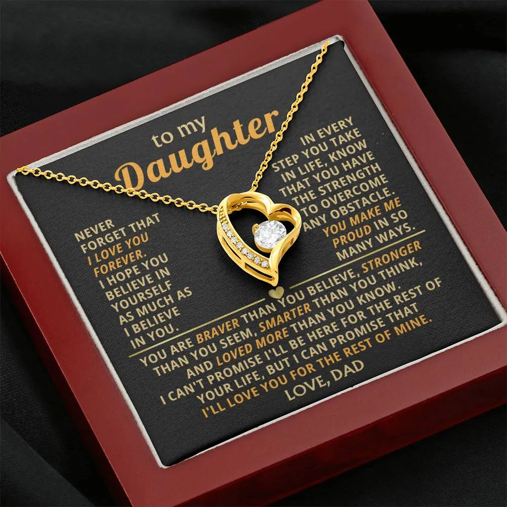 (Only a few left) TO MY DEAREST DAUGHTER - You are smart and capable of achieving anything - Forever Love