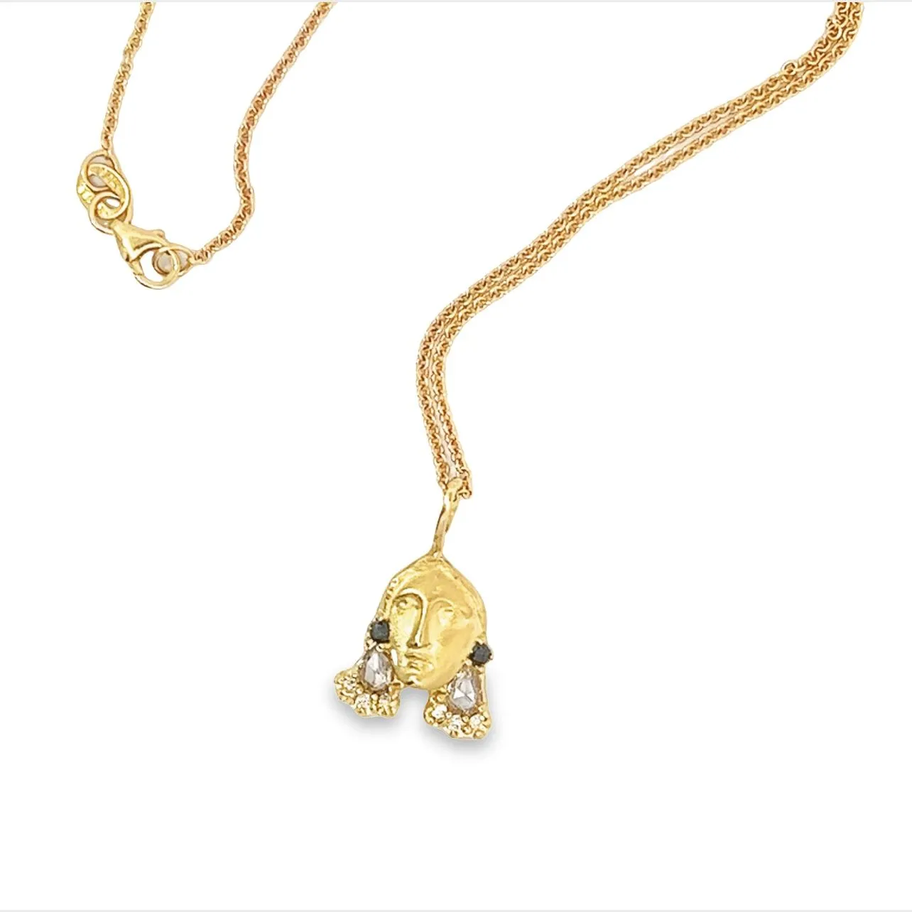 ornamental necklace - diamond   sapphire