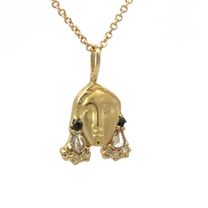 ornamental necklace - diamond   sapphire
