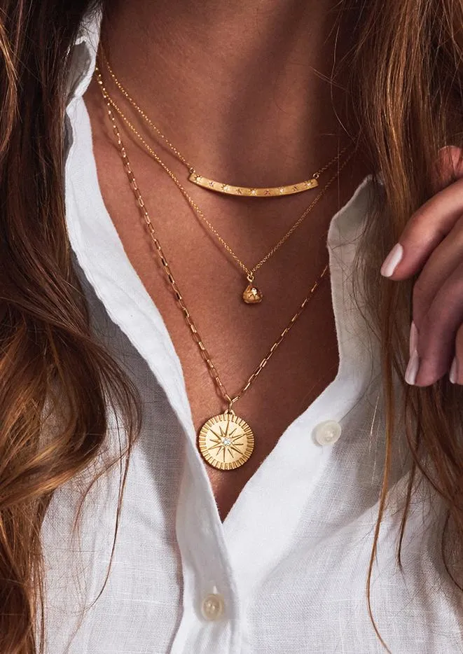 Oval Star Pendant