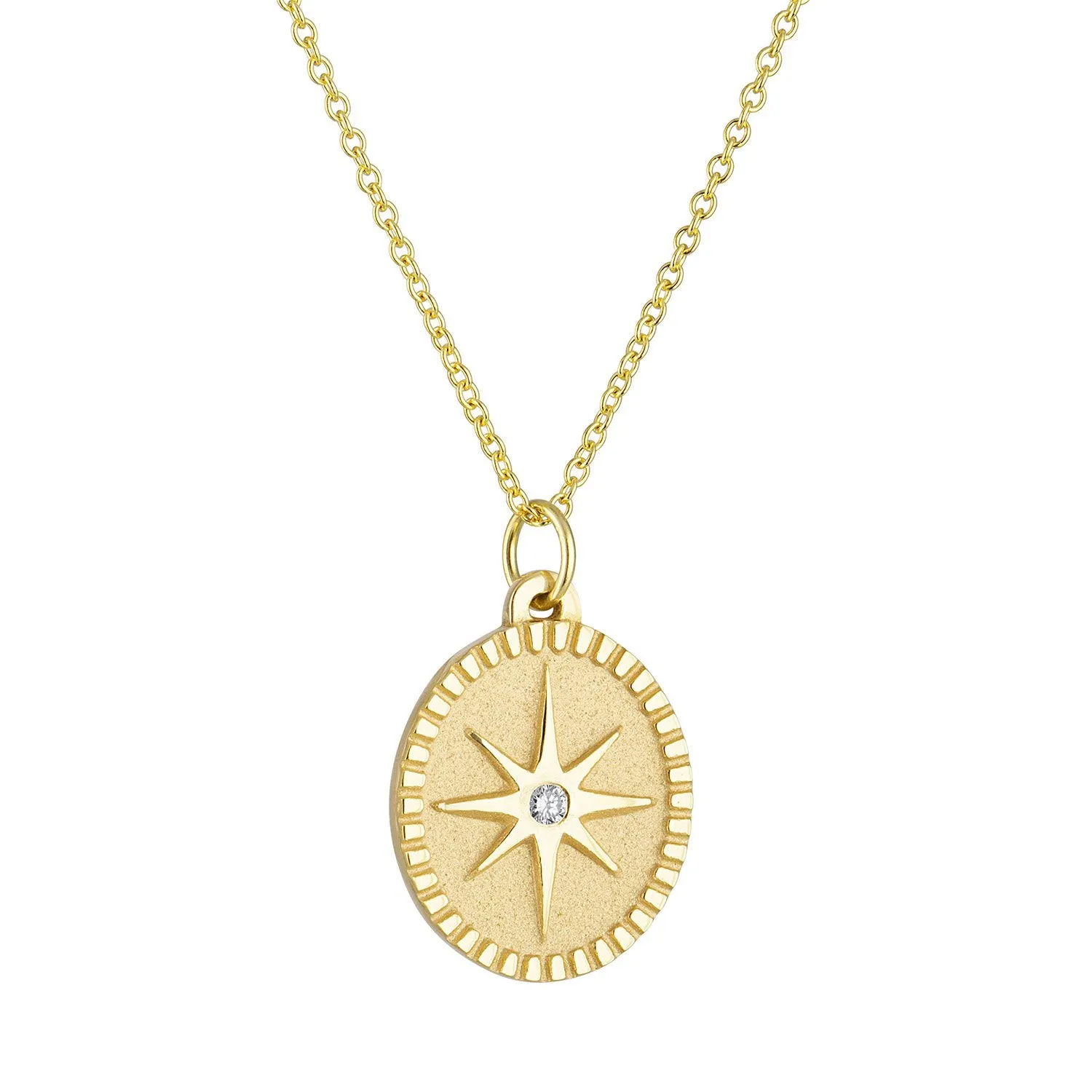 Oval Star Pendant