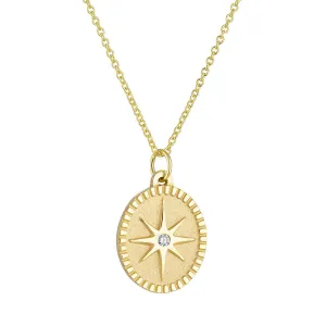Oval Star Pendant
