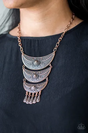 Paparazzi Go STEER-Crazy Necklace Copper