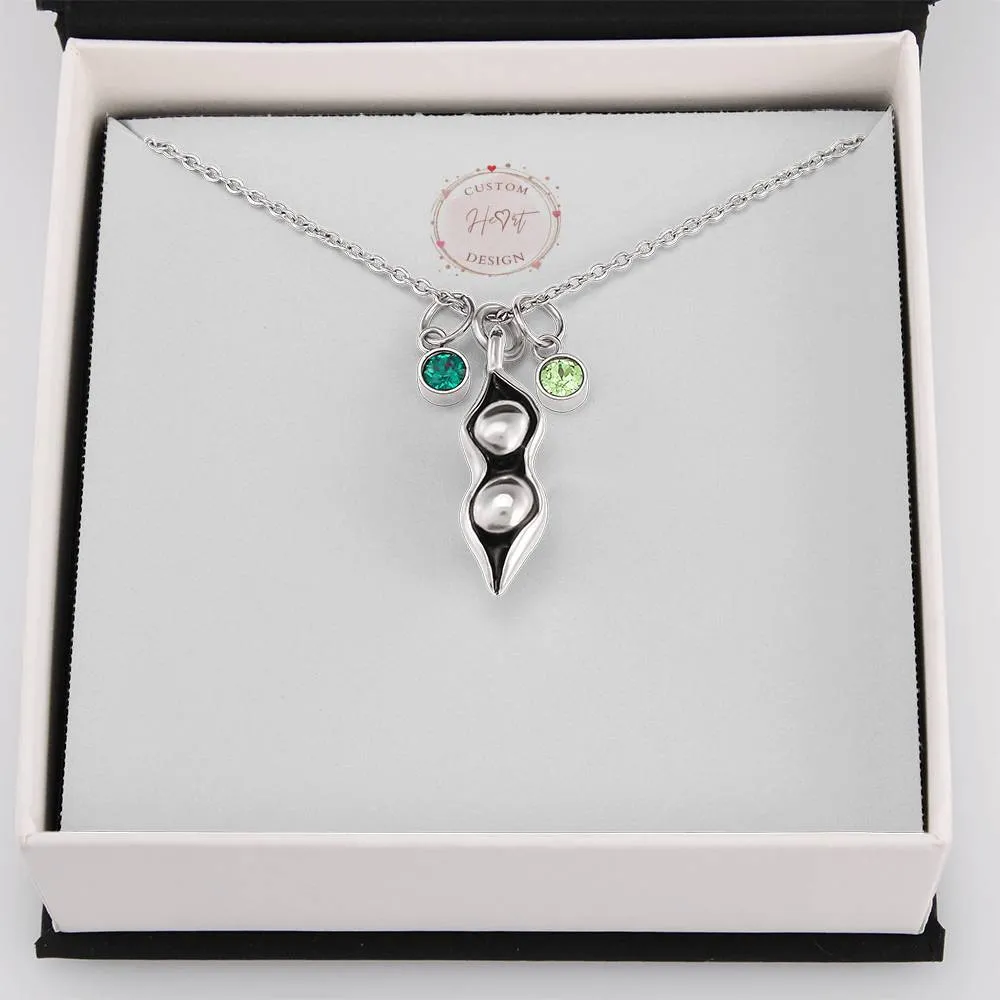 Pea Pod Necklace