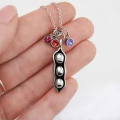 Pea Pod Necklace