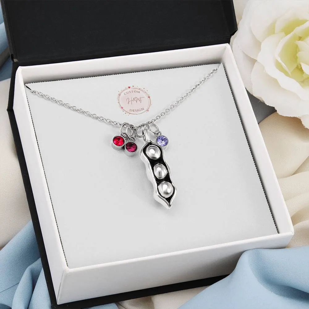 Pea Pod Necklace