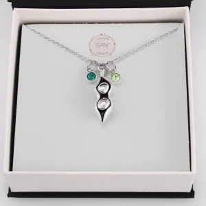Pea Pod Necklace