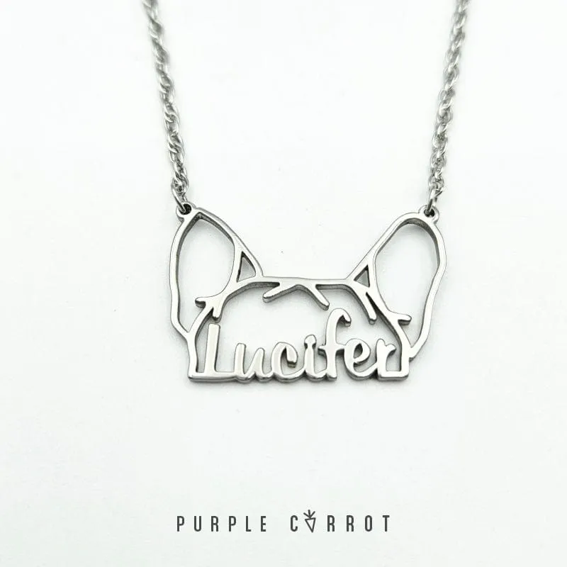 Personalised Dog Cutout Pendant & Necklace