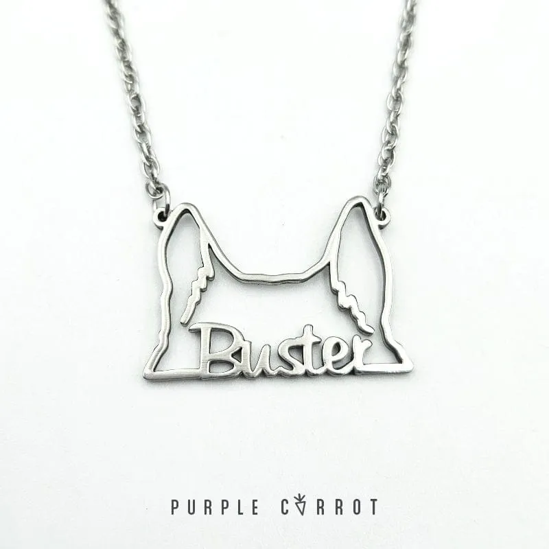 Personalised Dog Cutout Pendant & Necklace