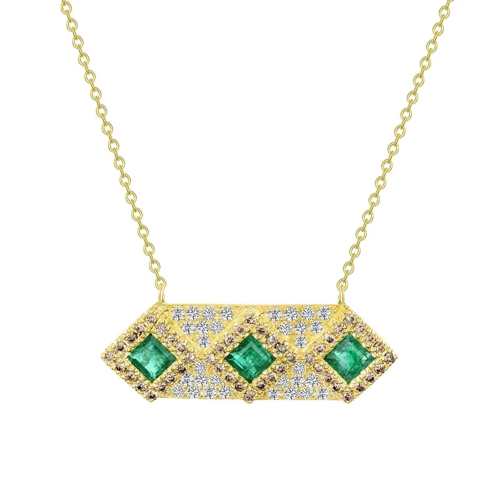 Queenly Emerald Necklace
