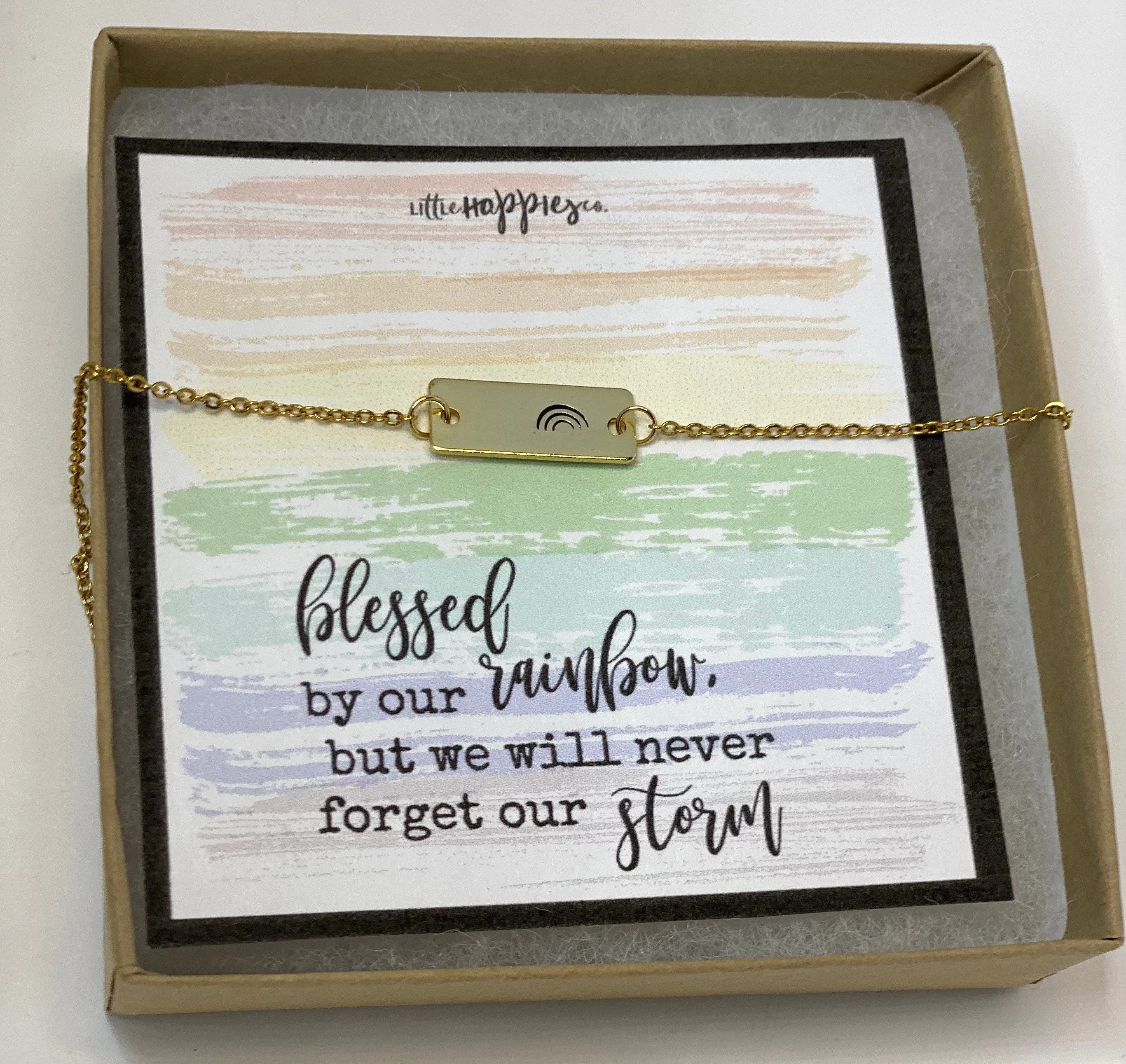 Rainbow baby necklace, rainbow babies, rainbow baby , baby after miscarriage, motherhood necklace, miscarriage gift, gift for rainbow baby