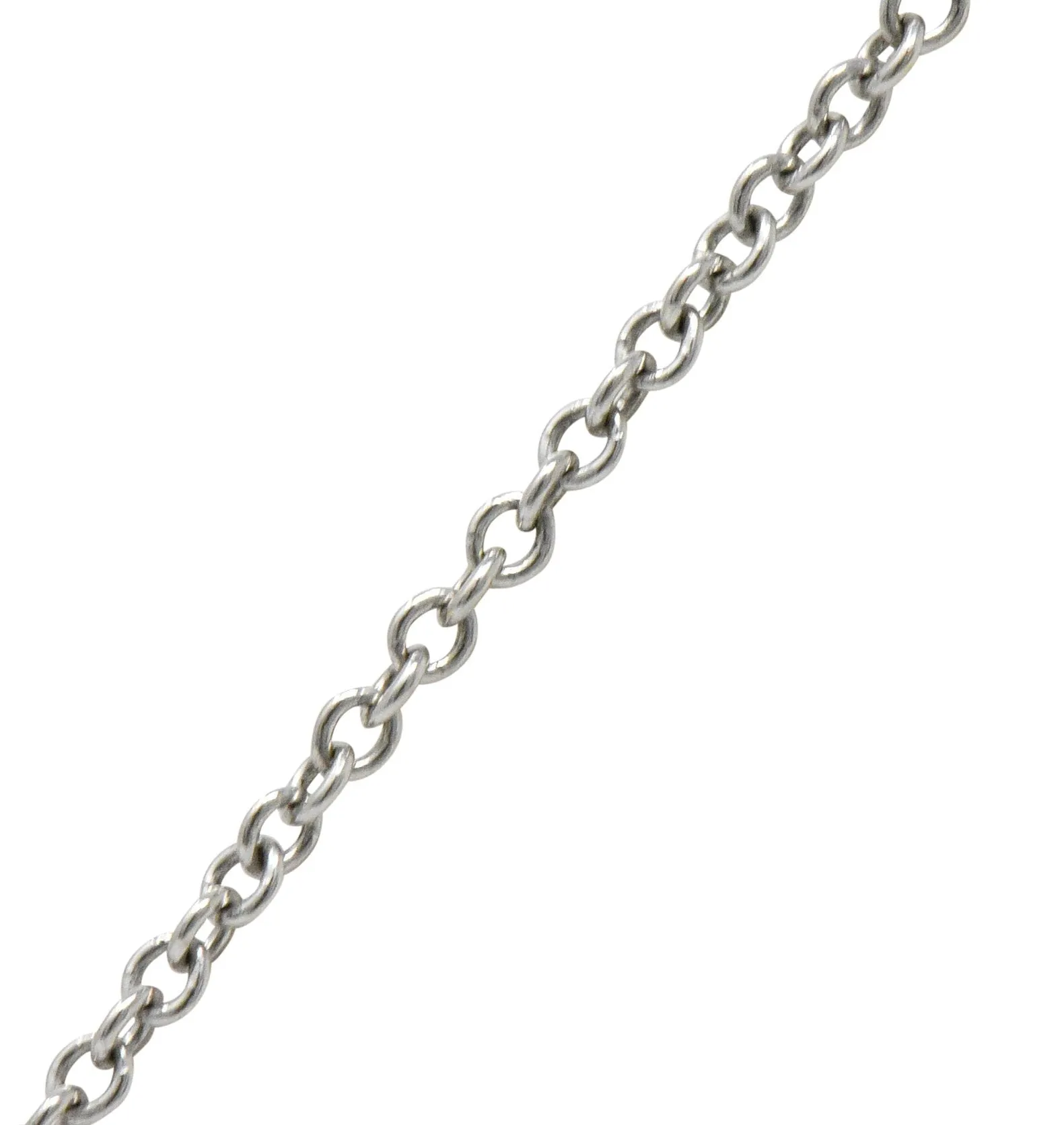 Roberto Coin Contemporary 9.55 CTW Sapphire Diamond 18 Karat White Gold Pendant Necklace