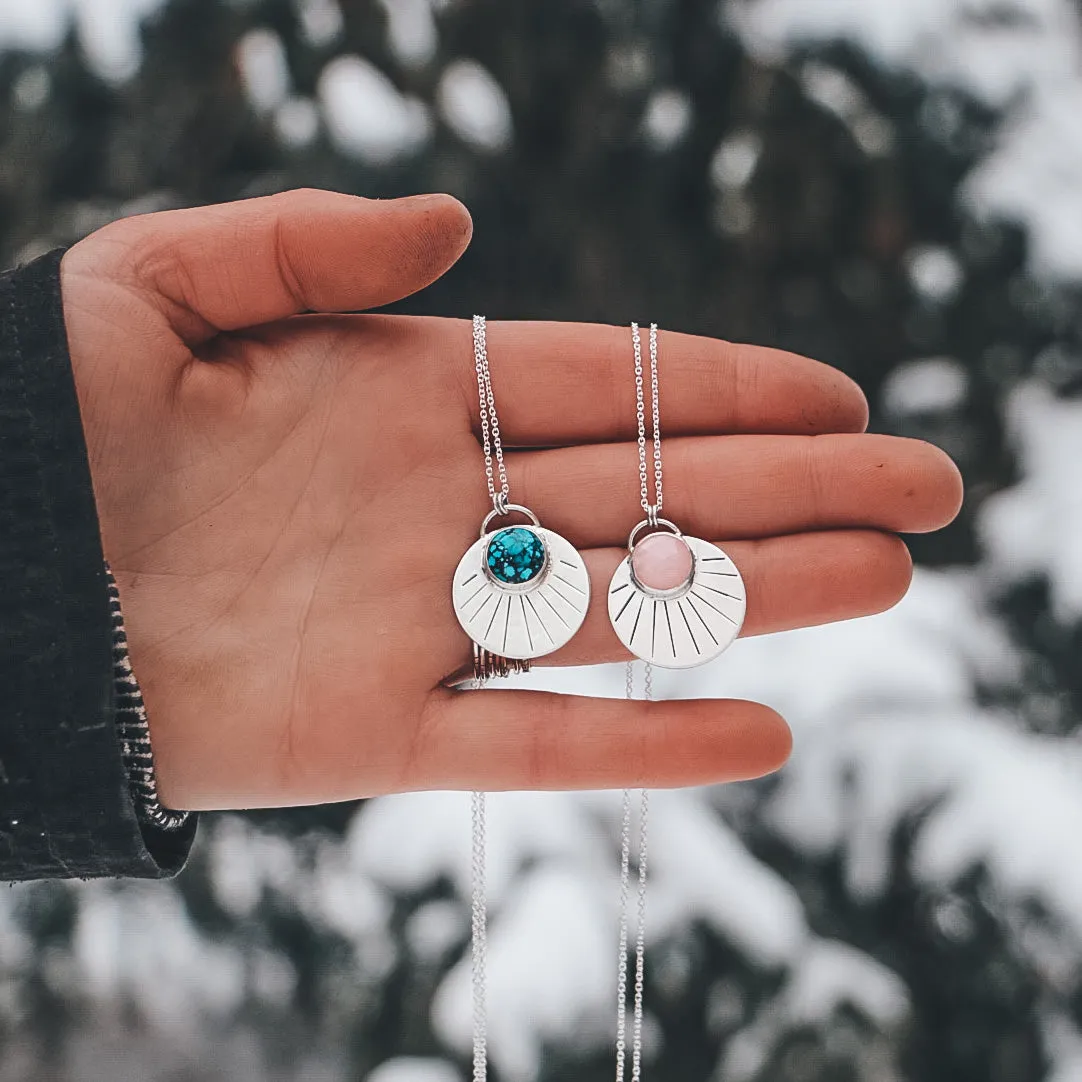Rose Quartz Rising Necklace