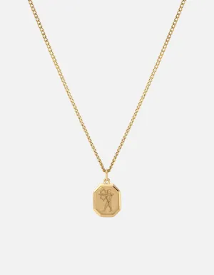 Sagittarius Nyle Necklace, Gold Vermeil