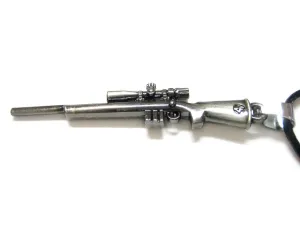 Scope Sniper Rifle Pendant Necklace