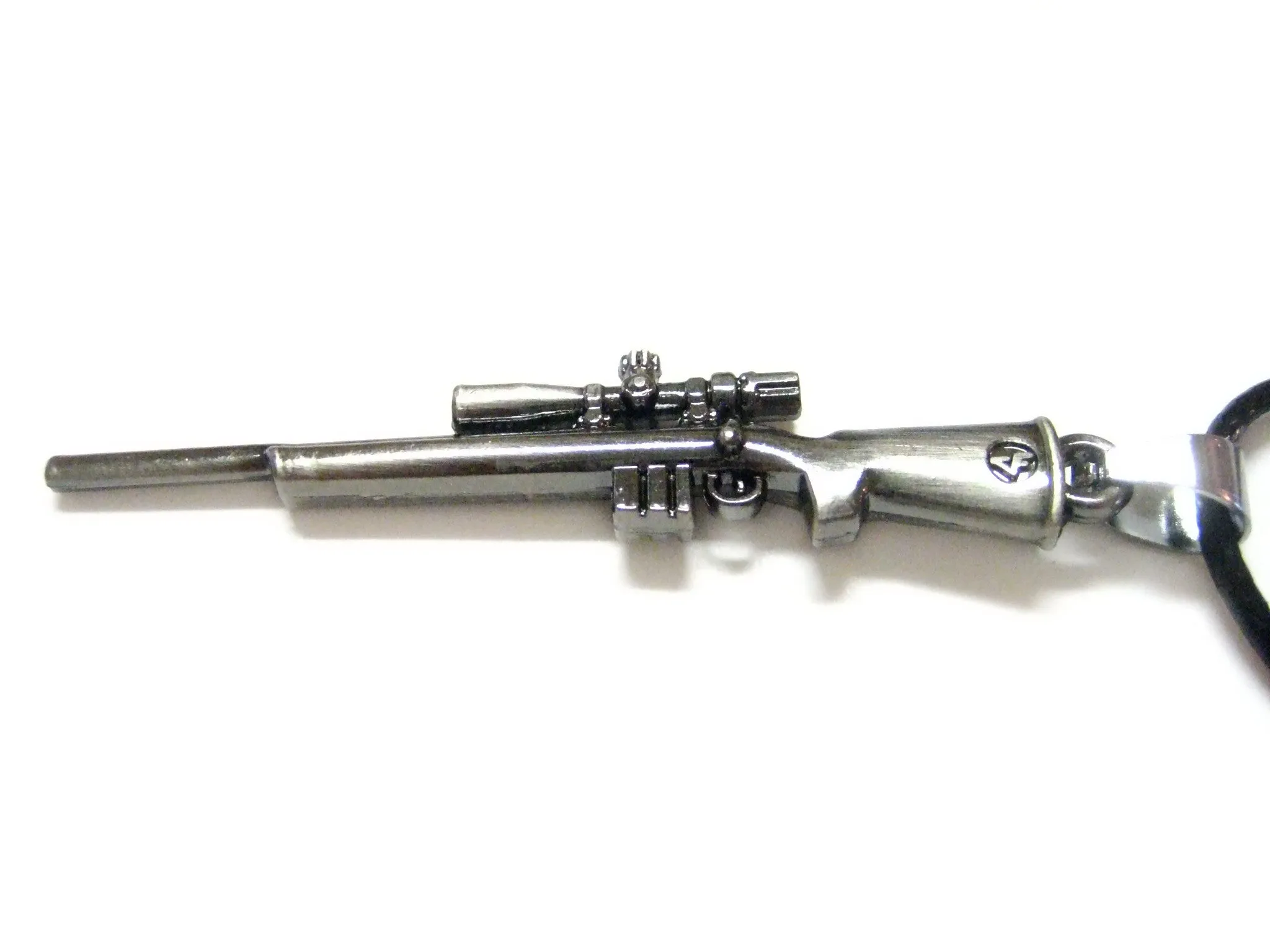 Scope Sniper Rifle Pendant Necklace