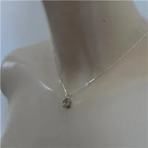 Silver Raw Diamond Pendant 24k Yellow Gold Sterling  Hadar Designer (ASy