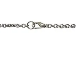 Silver Toned Etched Leaping Kangaroo Pendant Necklace