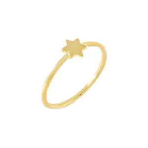 Solid Starburst Ring