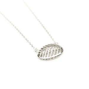Stacy Rodgers Mea Bright Large Oval Pendant Necklace
