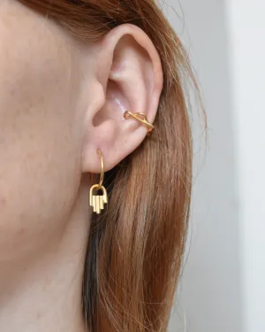 Star Of David 14k Gold Cuff