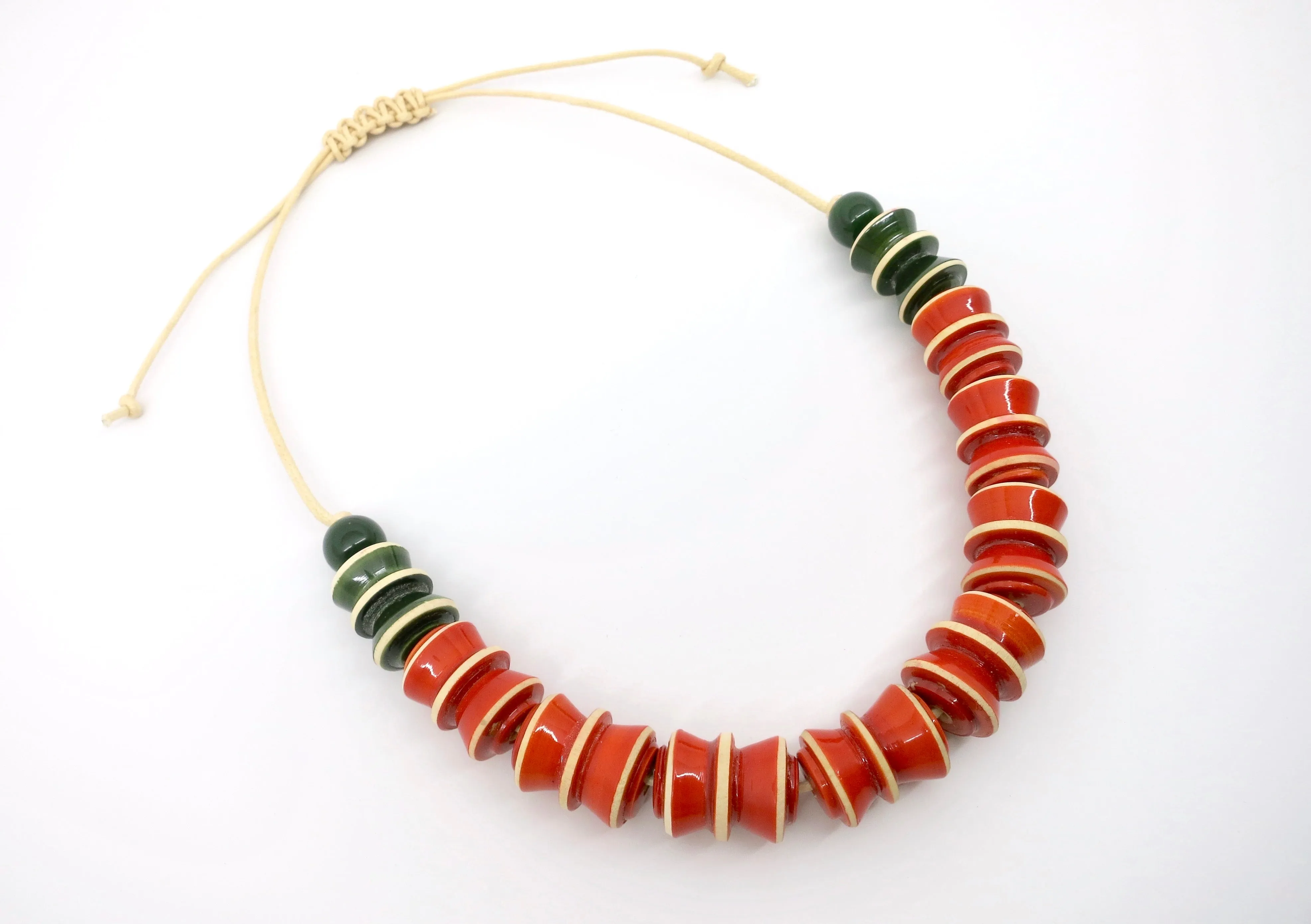 The Accordion Necklace (available in 3 different colors)