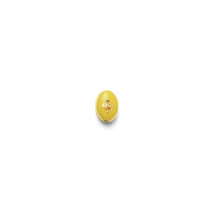 Threadable Enamel & Stone Pendant in Yellow