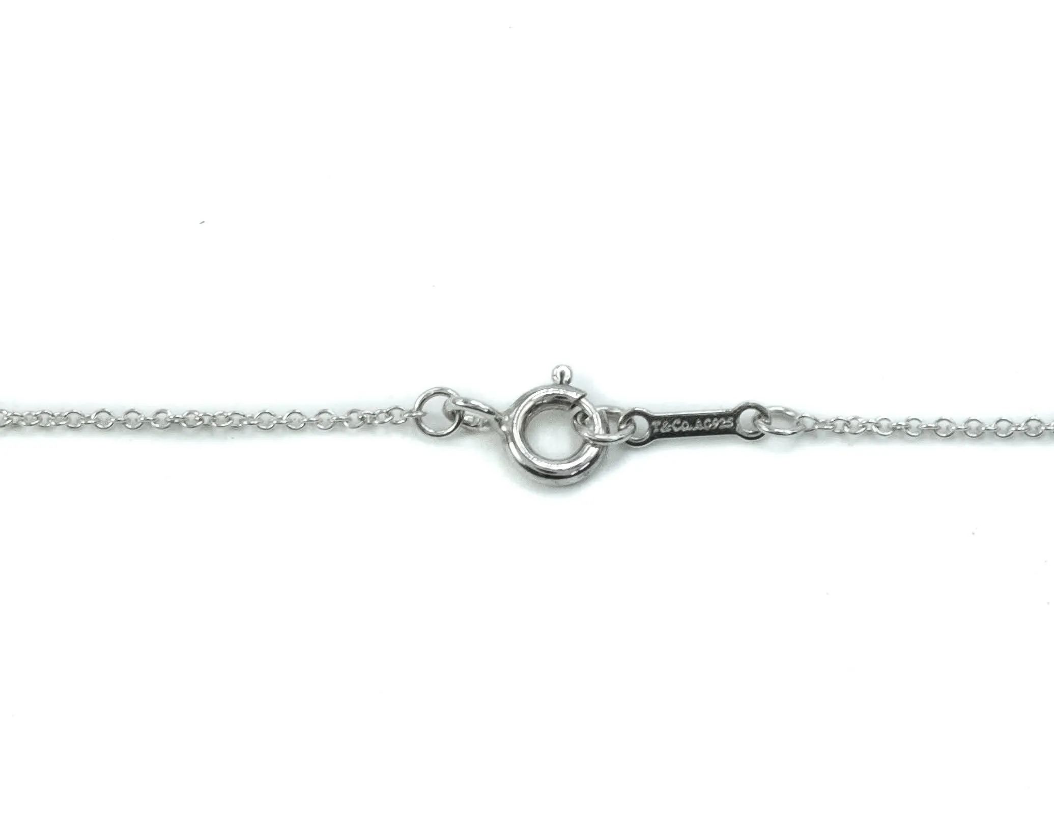 Tiffany & Co Venezia Luce Spiral Sterling Silver Pendant Necklace - 16"