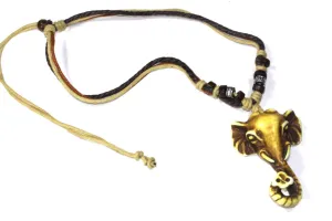 Tribal Elephant Head Boho Style Necklace