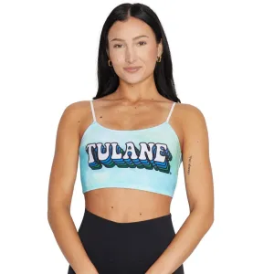 Tulane Tie Dye Spaghetti Tank