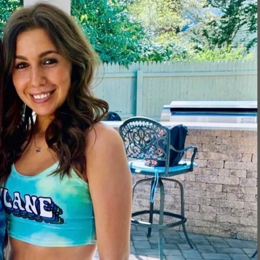 Tulane Tie Dye Spaghetti Tank